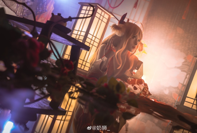 【COS正片】狐妖小红娘 涂山红红cos cn奶狮