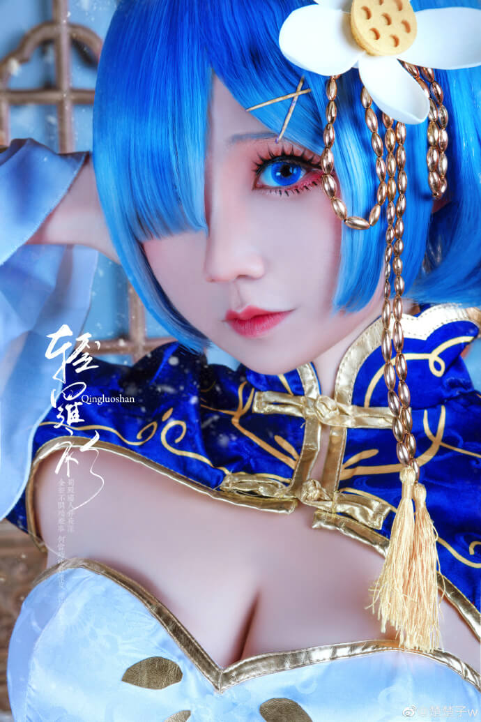 【COS正片】从零开始拉姆蕾姆旗袍cos cn鹤祈&amp;楚楚子