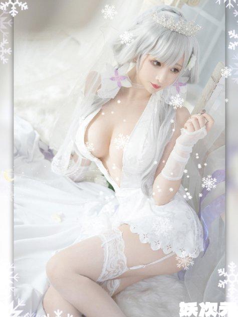 【COS正片】碧蓝航线光辉花嫁cos 爱与希望的晨星 cn叉子宝宝