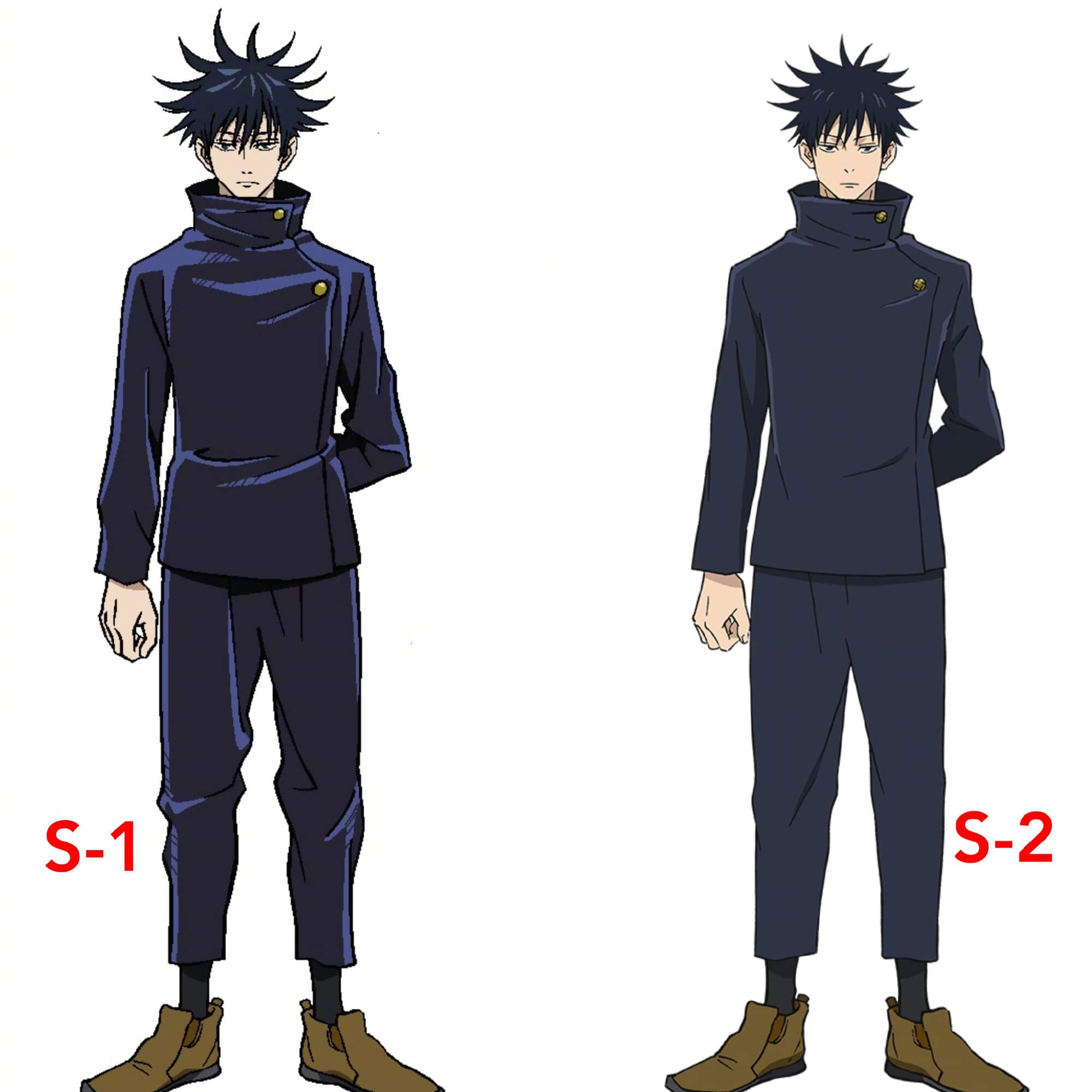 咒术回战第二季人设对比图