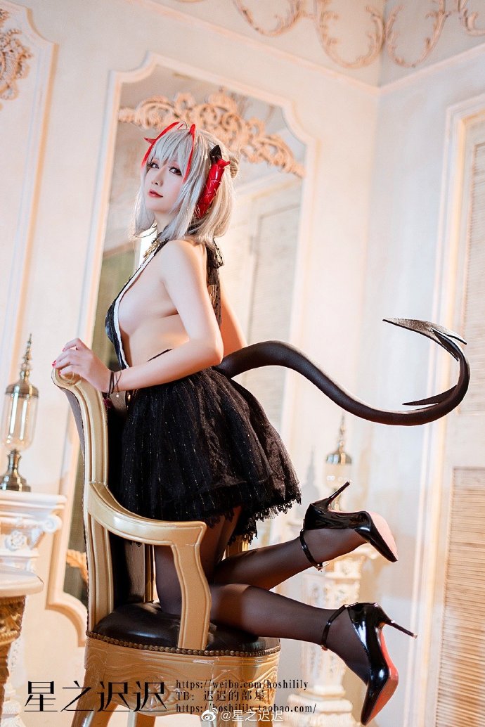 【COS正片】明日方舟W同人礼服cos cn星之迟迟