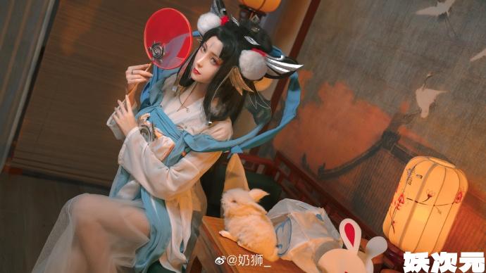 【COS正片】王者荣耀嫦娥如梦令cos 仙气优美 cn奶狮