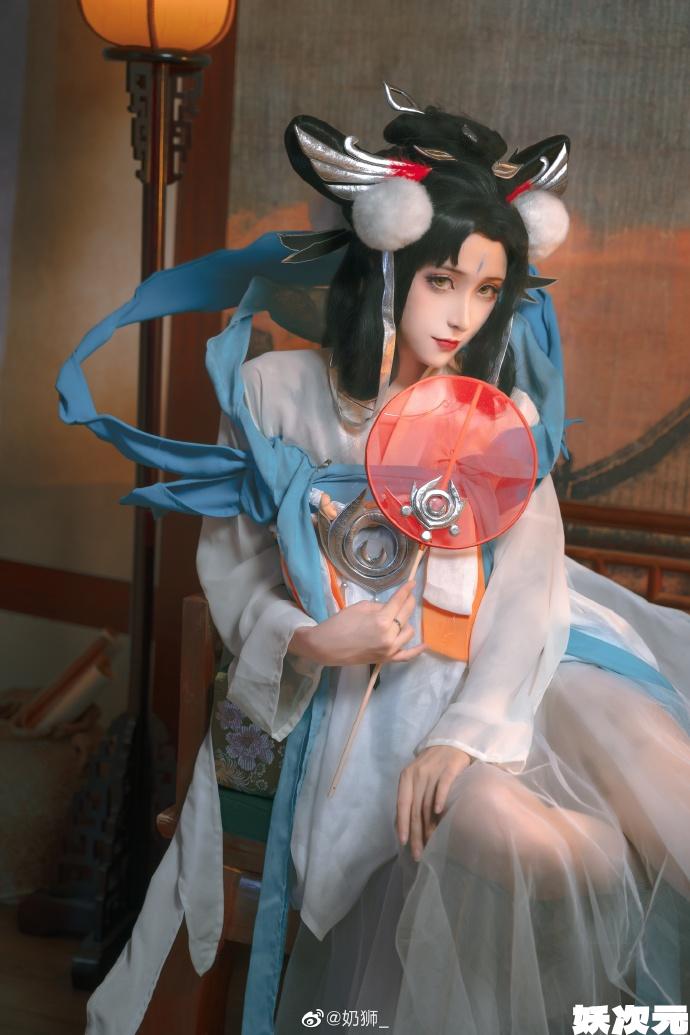 【COS正片】王者荣耀嫦娥如梦令cos 仙气优美 cn奶狮