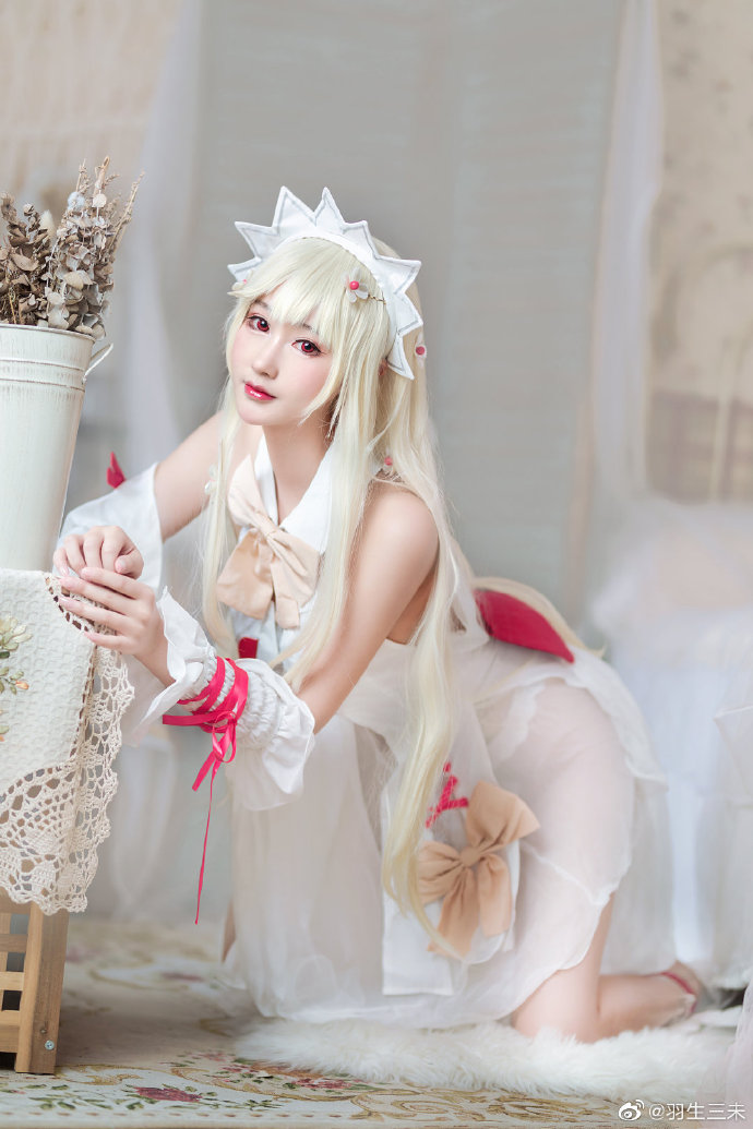 【COS正片】FGO伊莉雅cos 巧克力天使礼装 cn羽生三未