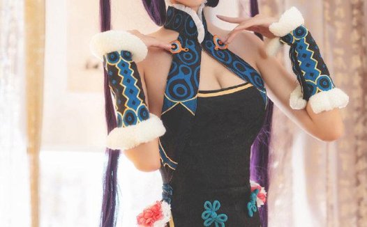 【COS正片】FGO杨贵妃旗袍cos 古典柔美 Momoko葵葵