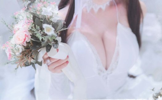 【COS正片】碧蓝航线爱宕犬花嫁白花的誓言cos cn一千只猫薄禾