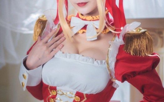 【COS正片】FGO尼禄cos 甜美同人女仆装 cn铁板烧鬼舞w