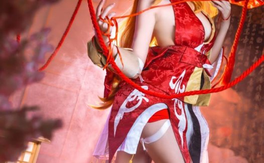 【COS正片】狐妖小红娘 涂山红红cos cn奶狮