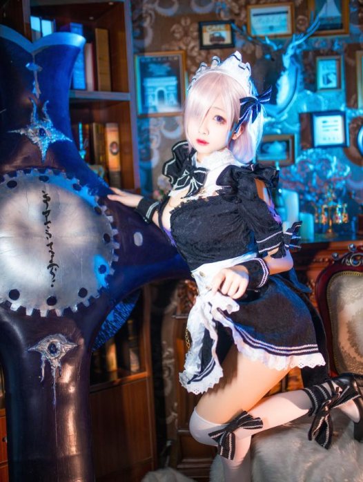 【COS正片】FGO玛修女仆cos,可爱的马修为您服务 cn日奈娇