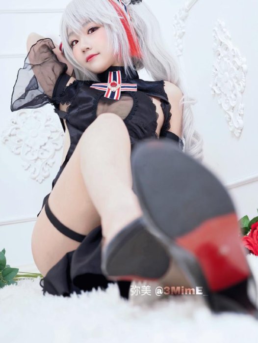 【COS正片】碧蓝航线欧根亲王cos礼服 Wein Kornblume cn弥美Mime