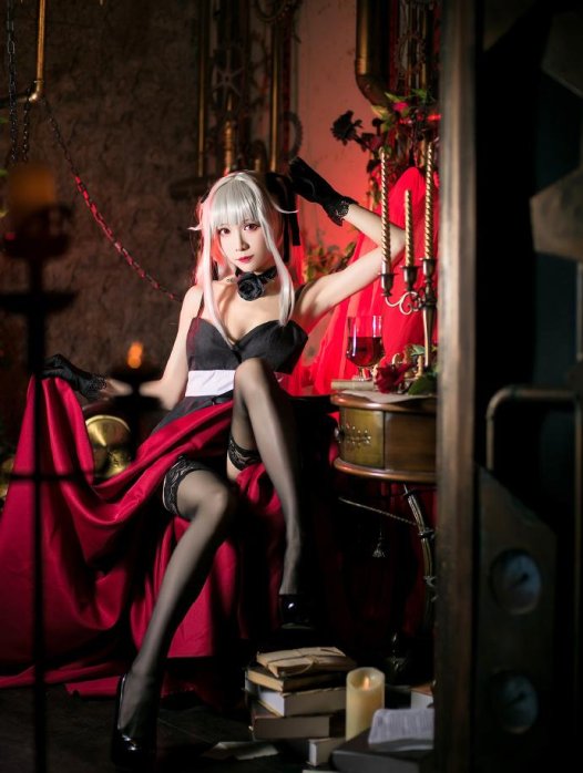 【COS正片】美少女万华镜篝之雾枝cos礼服 Tomoyo酱