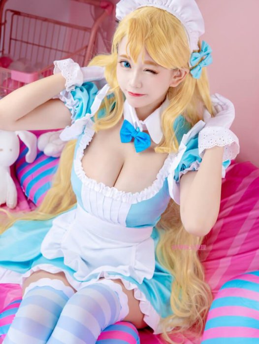 【COS正片】碧蓝航线埃米尔贝尔汀cos 女仆浪漫 cn神探火狸狸