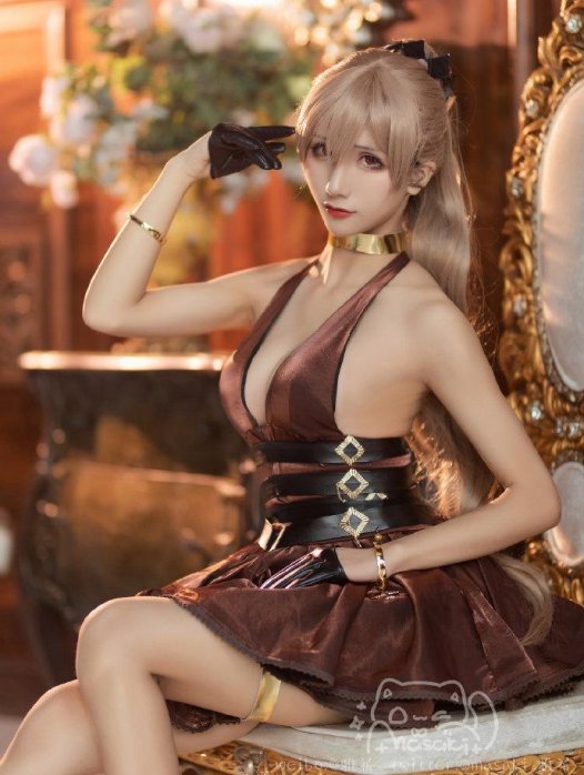 【COS正片】碧蓝航线让巴尔礼服cos 不羁的BloodStone cn雅祈