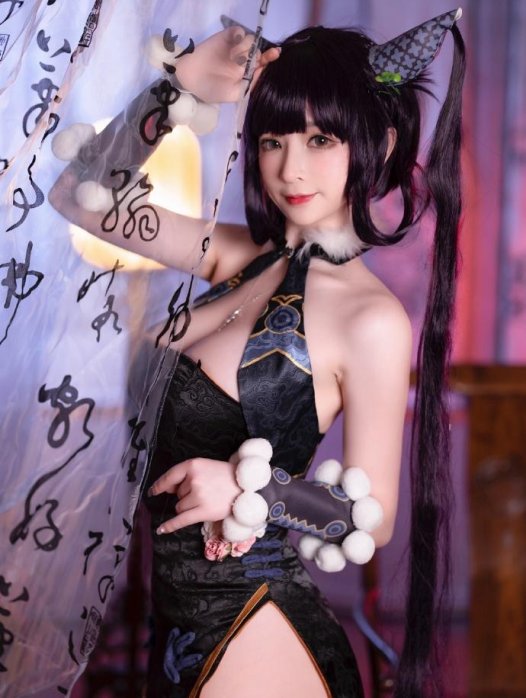 【COS正片】FGO杨贵妃cos 绝美颜值旗袍 cn叉子宝宝