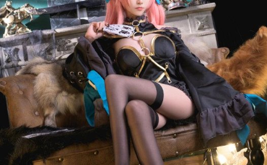 【COS正片】Fate/grandorder漆黑魔术师玉藻前cos CN青青子Ak