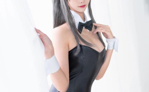 【COS正片】青春猪头少年不会梦到兔女郎学姐 樱岛麻衣cos Momoko葵葵