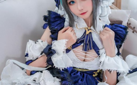 【COS正片】碧蓝航线柴郡cos 甜美的猫耳女仆 Momoko葵葵