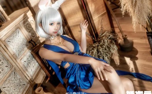 【COS正片】碧蓝航线 加贺礼服cos白羽风华 cn蠢沫沫-
