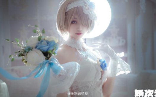 【COS正片】崩坏3 丽塔•洛丝薇瑟花嫁蔷薇誓言cos cn沧霁桔梗