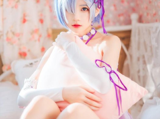 【COS正片】Re:从零开始的异世界生活 蕾姆小睡裙cos cn桜桃喵
