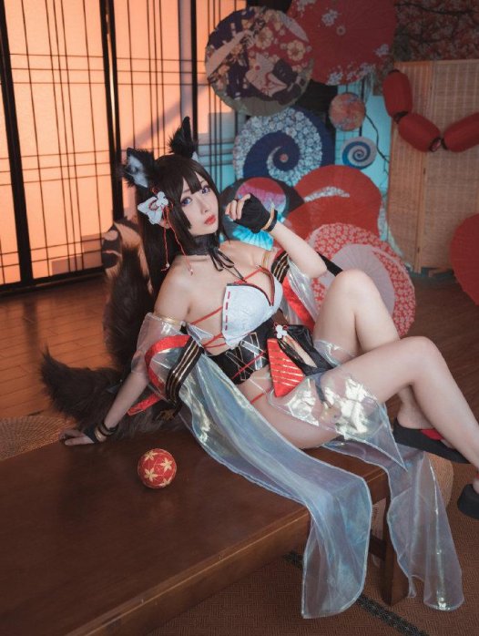 【COS正片】碧蓝航线天城泳装cos cn肉扣热热子