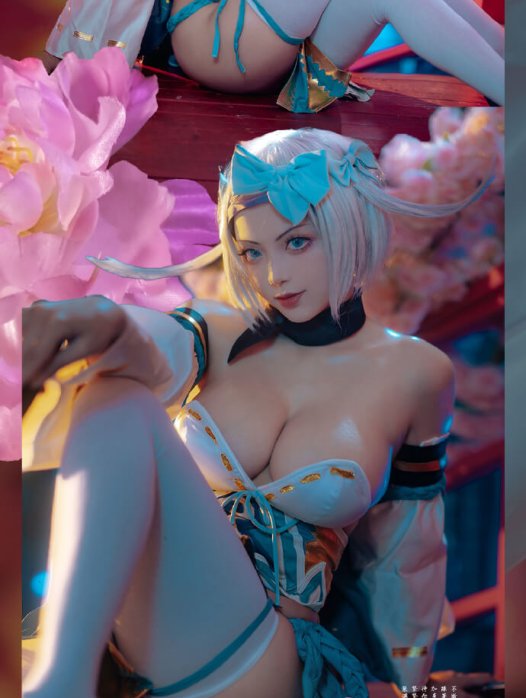 【COS正片】剑灵茱莉亚cos 魔鬼身材惊艳神级还原 cn枣糕