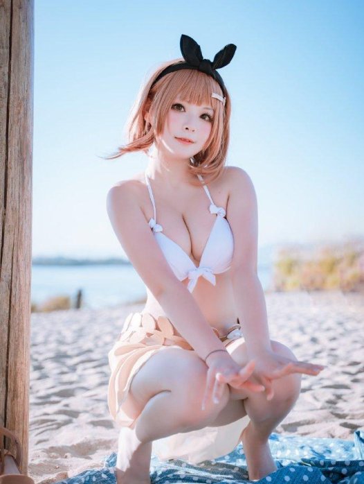 【COS正片】莱莎的炼金工房 莱莎泳装cos cn百合欧皇子