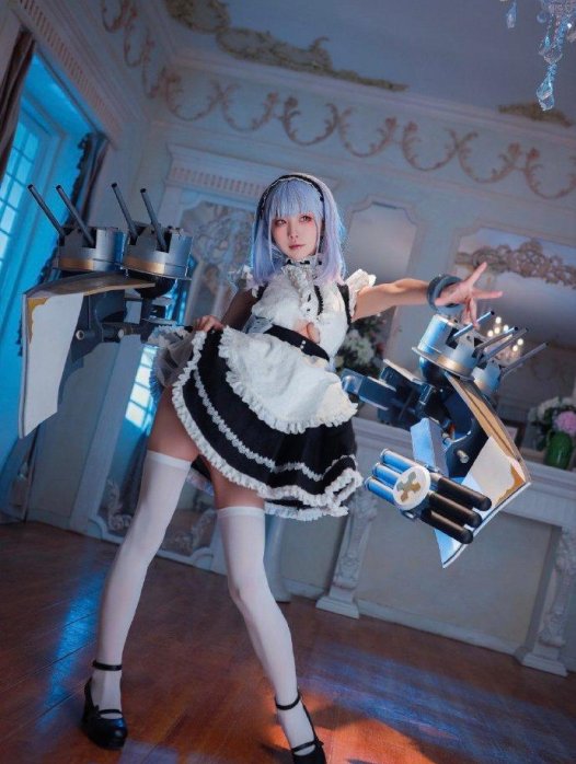 【COS正片】碧蓝航线黛朵cos 完美舰装图 cn水淼aqua