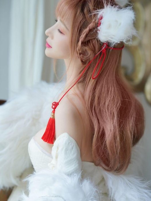 【COS正片】逆水寒白灵雪魅cos 美若天仙的小狐狸 cn叉子宝宝