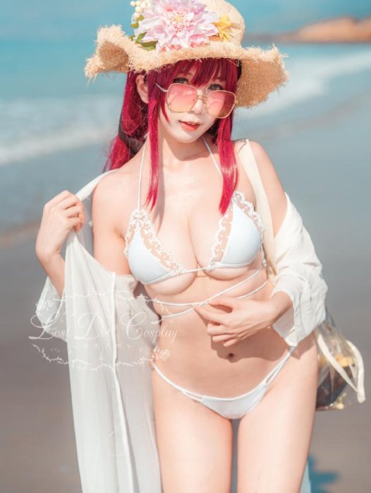 【COS正片】碧蓝航线絮库夫泳装cos cn迷失人形QUQ