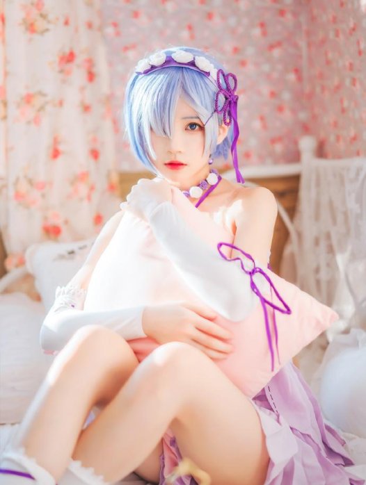 【COS正片】Re:从零开始的异世界生活 蕾姆小睡裙cos cn桜桃喵
